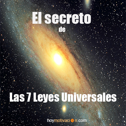 el secreto de Las 7 Leyes Universales - FB