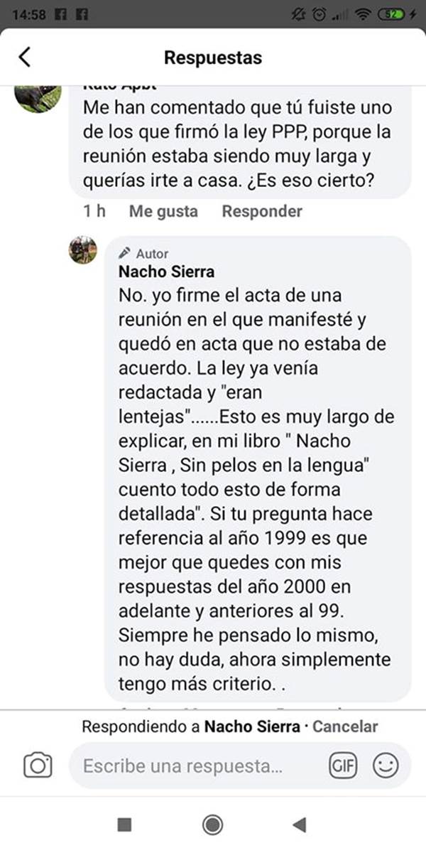 MENTIRAS DE NACHO SIERRA DE LA FIRMA LA LEY PPP
